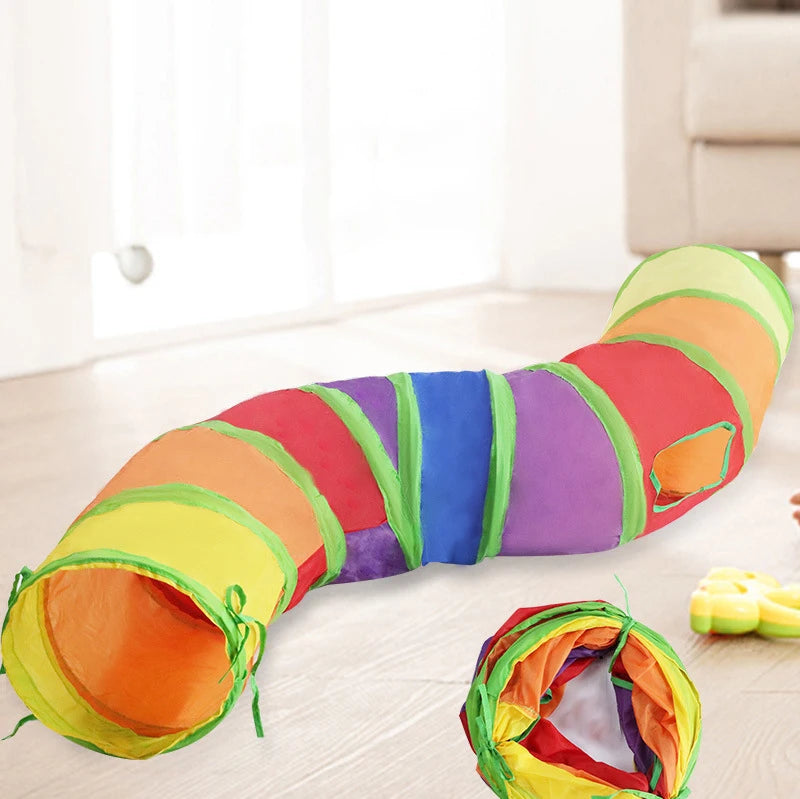 Rainbow Paws Play Tunnel