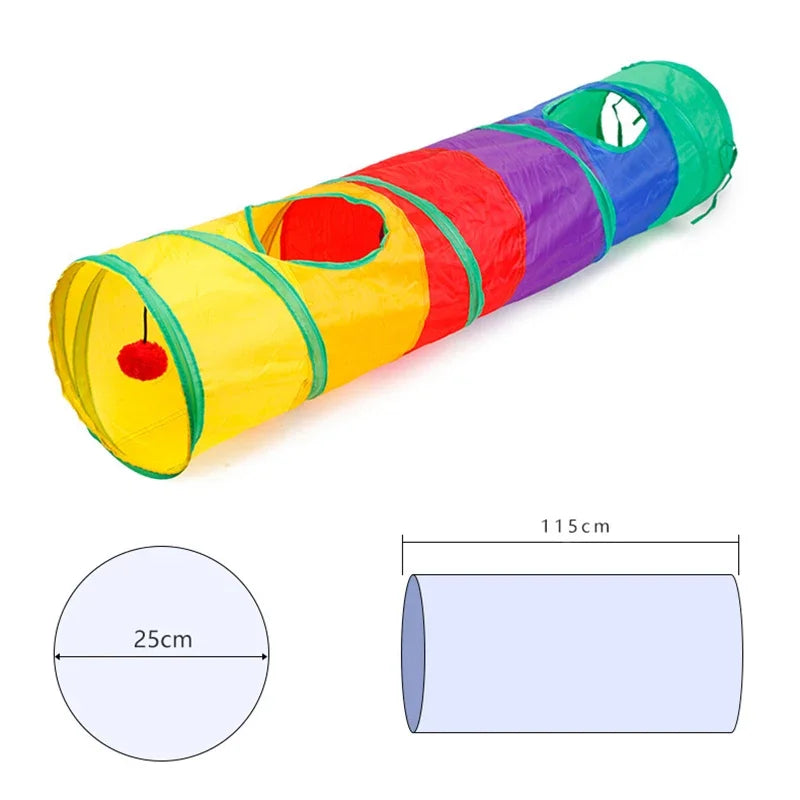 Rainbow Paws Play Tunnel